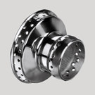 XW474 Polished Stainless Steel Centre - 72 Spoke